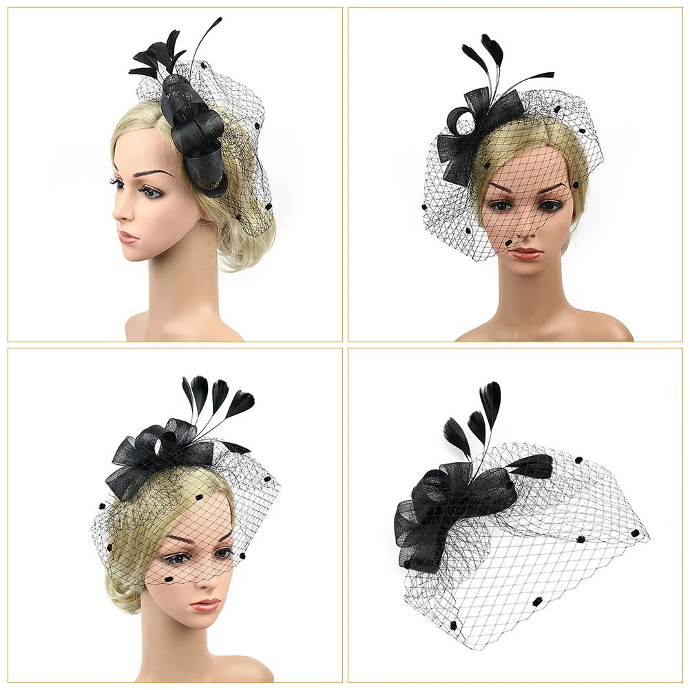 

Mesh Head Flower Hair Clip Female Headwear Bridal Headdress Party Hair Supply Wedding Engagement Performance Occasions Safe Wear