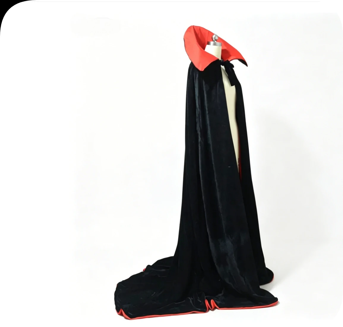 Noble Gothic Gorgeous Long Cloak Big Hem Handsome Winter Coat Party Club Halloween Cosplay Cape Unisex clothing Coats custom