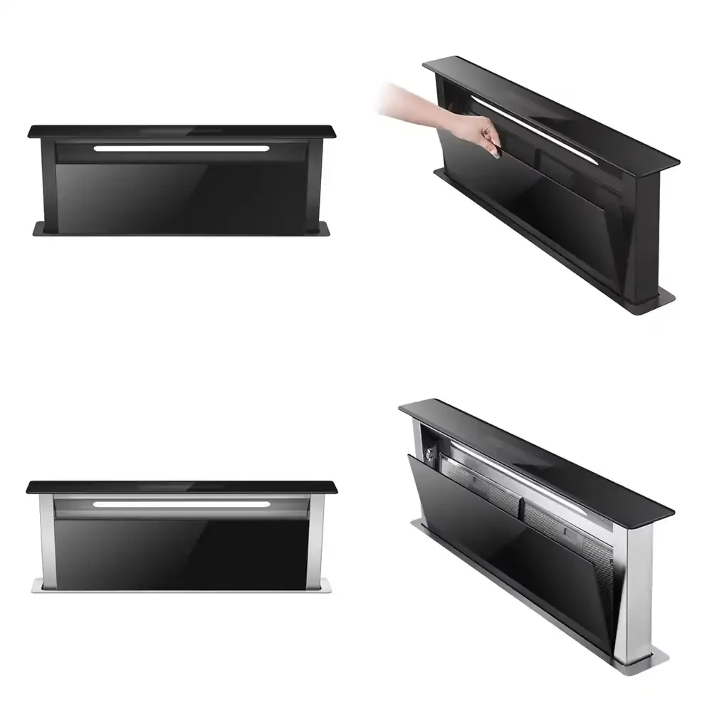 Home Appliance Kitchen Large Suction Automatic Lifting System Built -in Cooker Hood