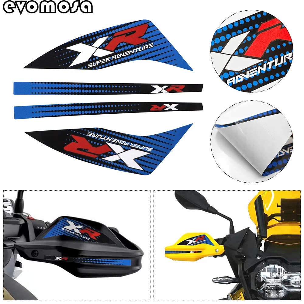 BMW için R1200GS R 1250GS Macera F850/750/650GS g310gs F900XR Motosiklet Handguard Çıkartması el koruması Kalkanı 40 Yıl GS Etiket