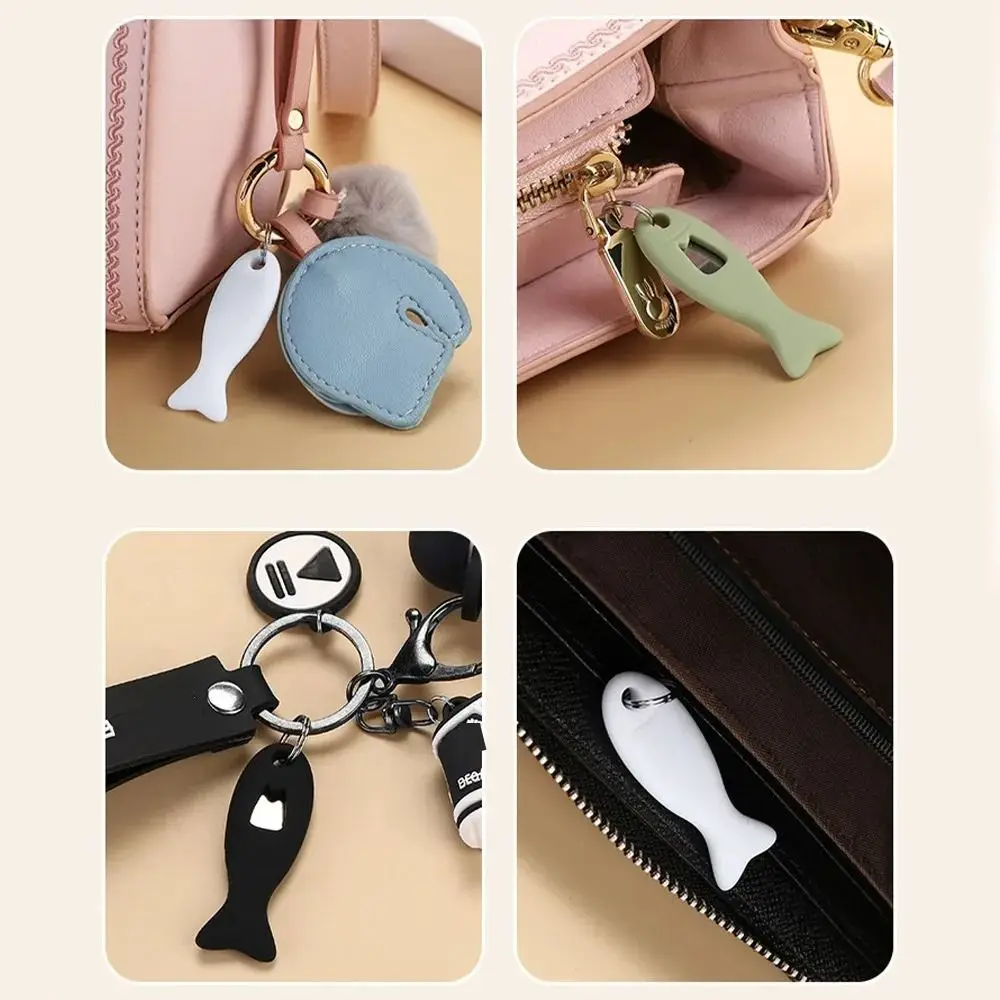 Fish Shape Sim Card Pin Needle Tray Protective Sleeve Silicone Sim Card Pin Holders Keyring for iPhone/Mi/Samsung/Huawei