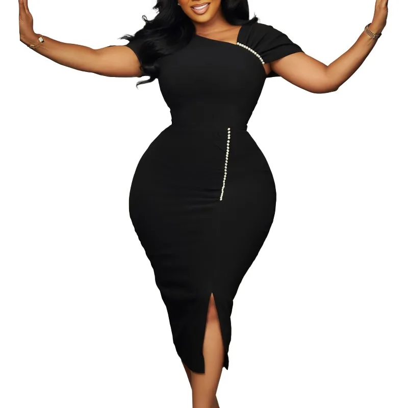 

Элегантные африканские платья для женщин, миди с коротким рукавом, традиционная летняя осенняя женская мода