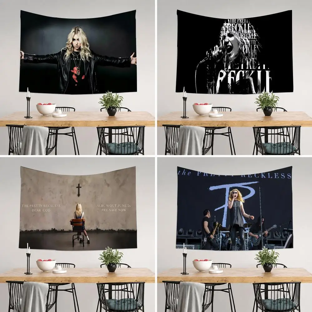 The Pretty Reckless Tapestry Tapestry Wall Hanging For Bedroom Dorm Living Room Decor Aesthetic