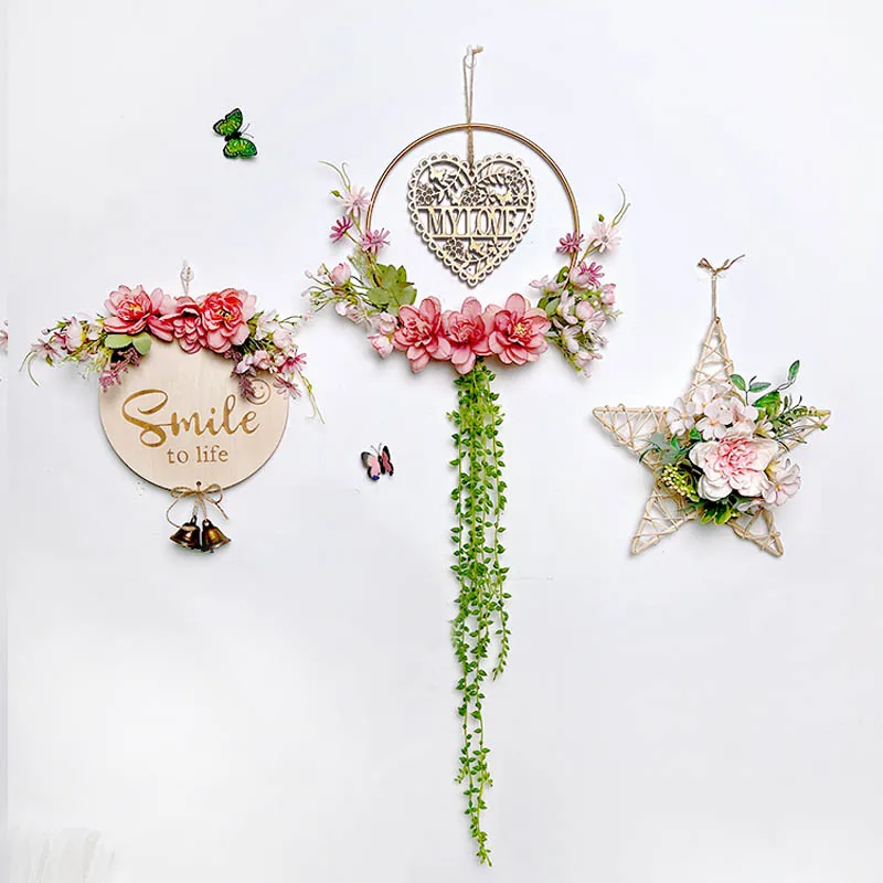 W1TR girl bedroom door sign children's room door listing wind chimes pendant wall decoration barrier pendant housewarming