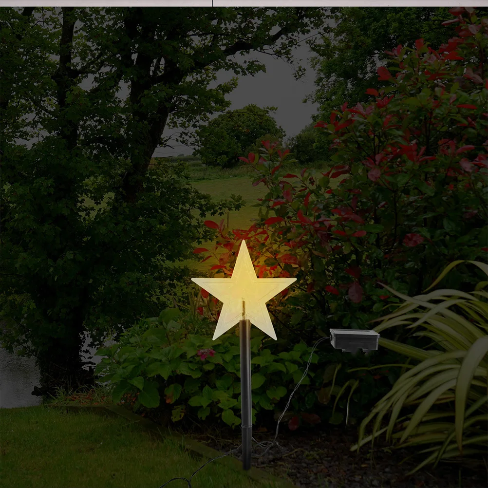 

Solar Christmas Lights Lamp Ground Insert Garden Outdoor Outside Decorative Lawn Atmosphere
