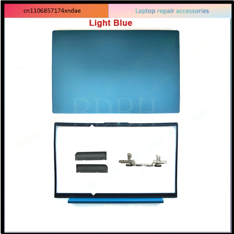 LCD Back Cover/Bezel/Hinges Cover For  Lenovo For ideapad 5 15IIL05 Light Blue