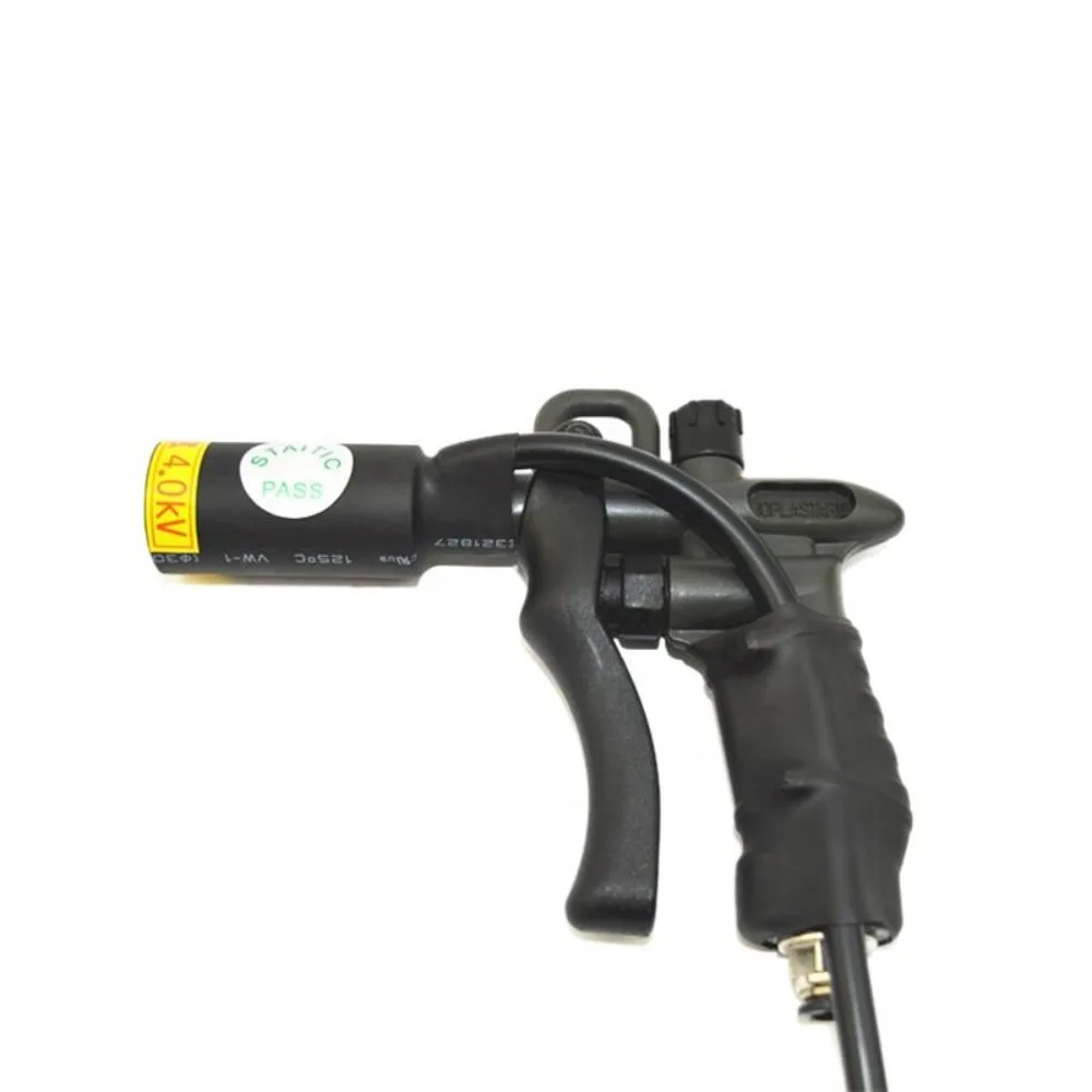 Soplador eliminador de aire estático, pistola de precipitador electrostático, polvo con generador de alto voltaje AC 7,0KV, 40-80PSI