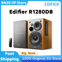 Edifier R1280DB 2.0 Active Bookshelf Speaker 42W RMS Bluetooth Speakers RCA AUX Optical Coaxial Input with Remote Control