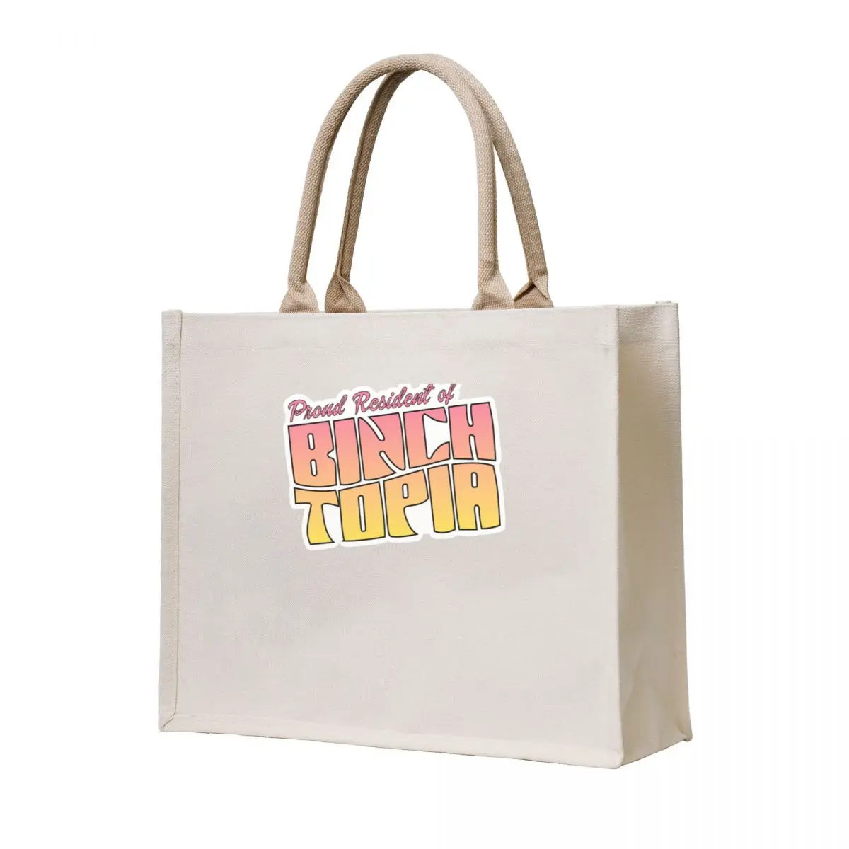 

Binchtopia Merch Hoodie Tote Bag shopper bag women Portable shopping bag tote university tote woman