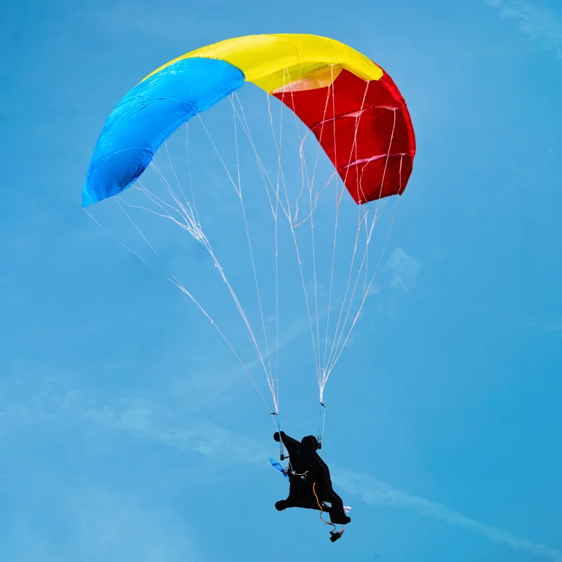 1Set 1020 Brushed Motor Wingspan 81cm Paraglider PNP kit w 20D Nylon Umbrella Cloth Indoor Paramotor Flying Electric Equipment