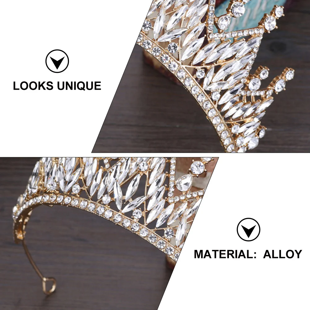 Couronne coiffure cheveux cerceau chapeaux diadème mode coiffure accessoire de mariée Durable pratique Unique