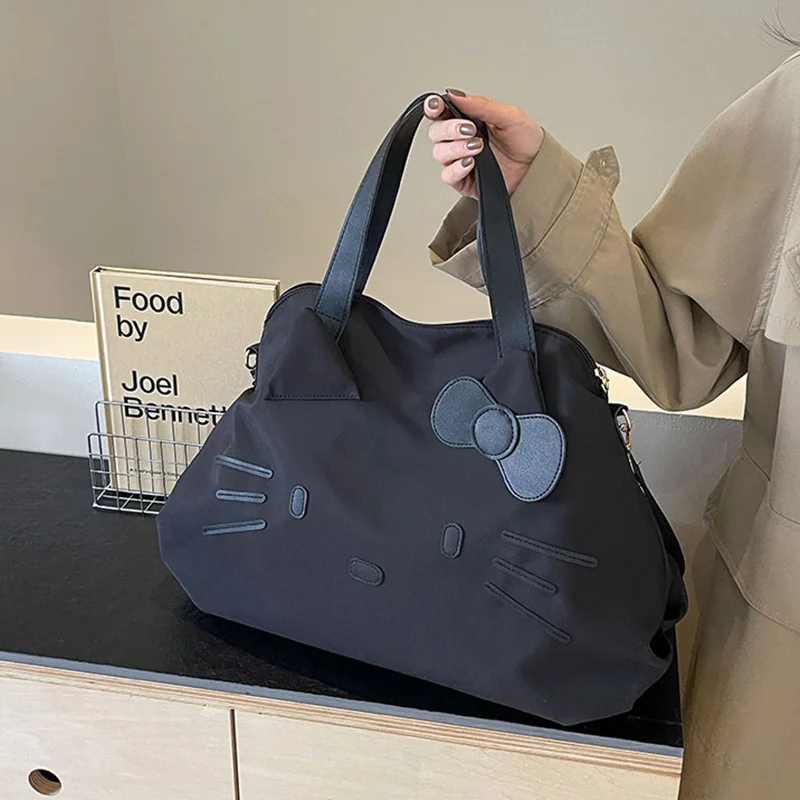 

Kawaii Sanrio рюкзак Hello Kitty сумка дорожная сумка сумка для хранения холщовая сумка для девочек аниме фигурки Рождественский подарок