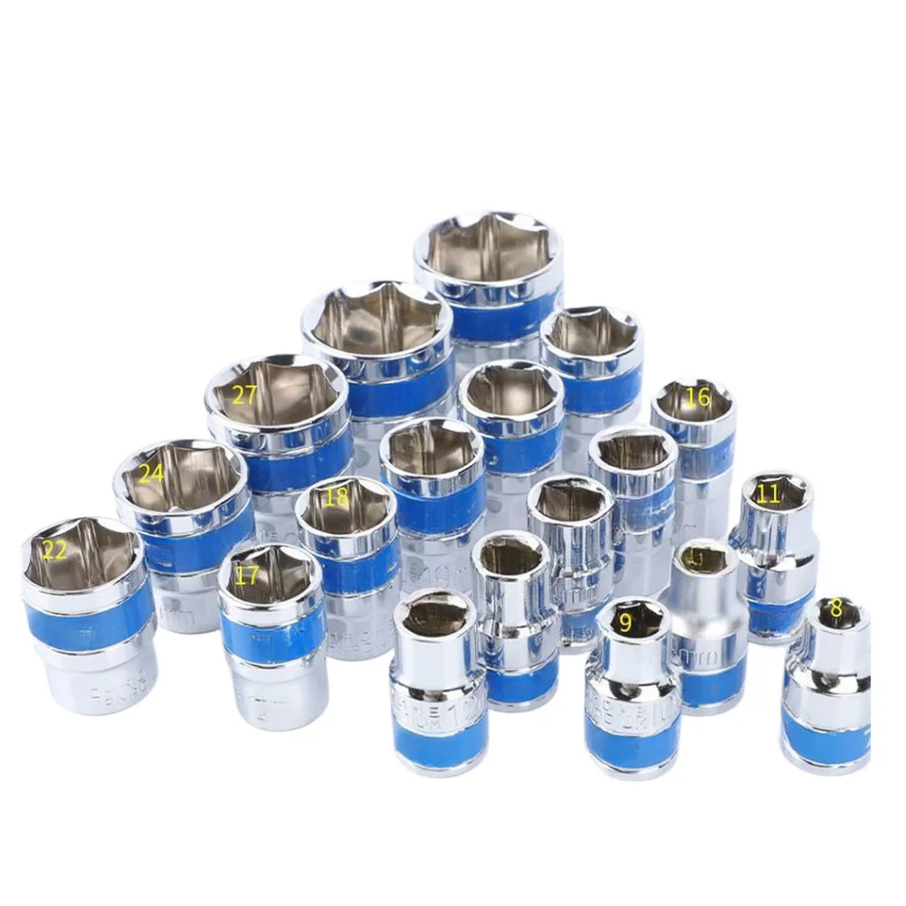 Hexagonal Socket Design Auto Repair Tools 18 19 20 21 22 23 24 27 30 32mm Screwdriver 1 2-Inch Drive Compatibility