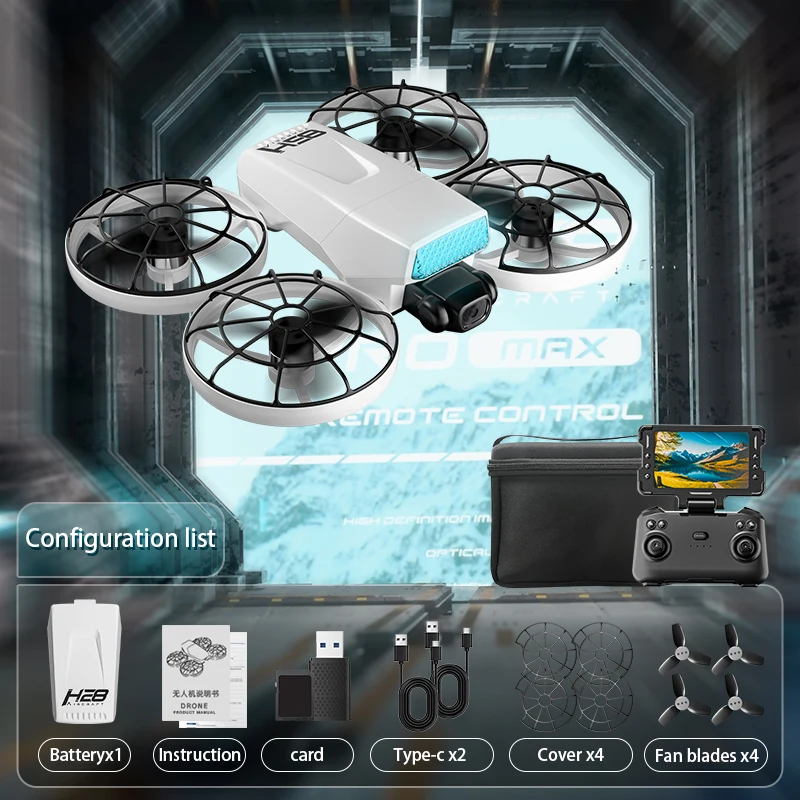 

Drone Professional 8K HD Dual Camera 5G WIFI Brushless Motor 360° roll Obstacle Avoidance Quadcopter