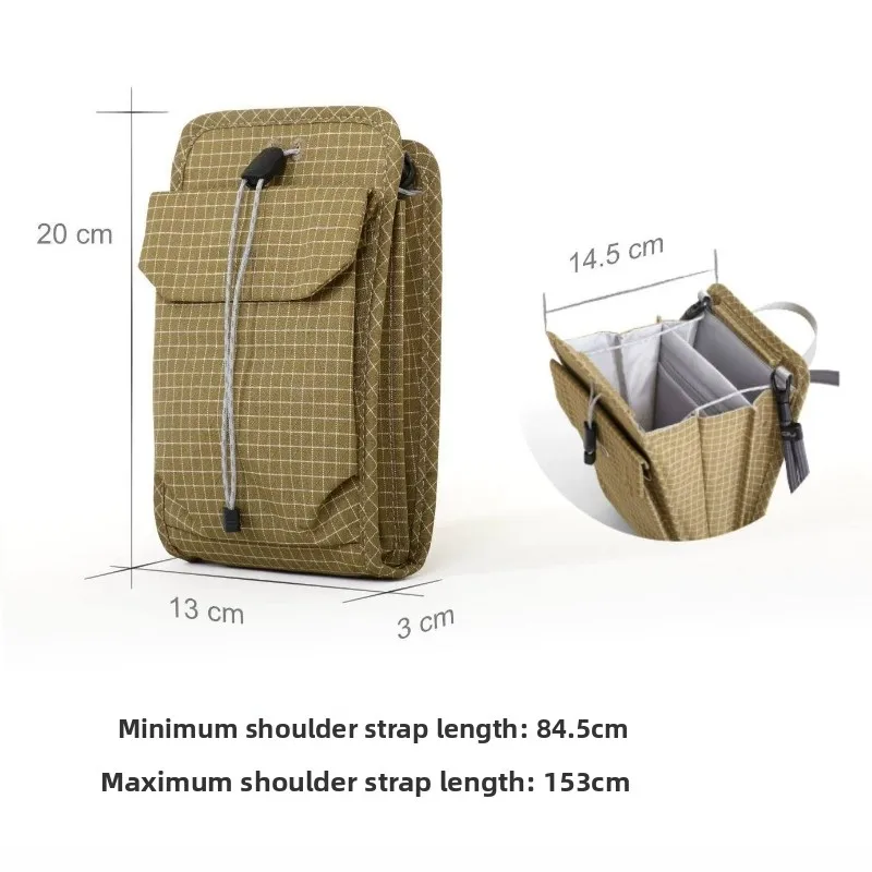 Creative New 2 in 1 Phone Bag Wallet Daily Lightweight Outdoor Leisure Crossbody Sling Travel Storage Square Bag view 5