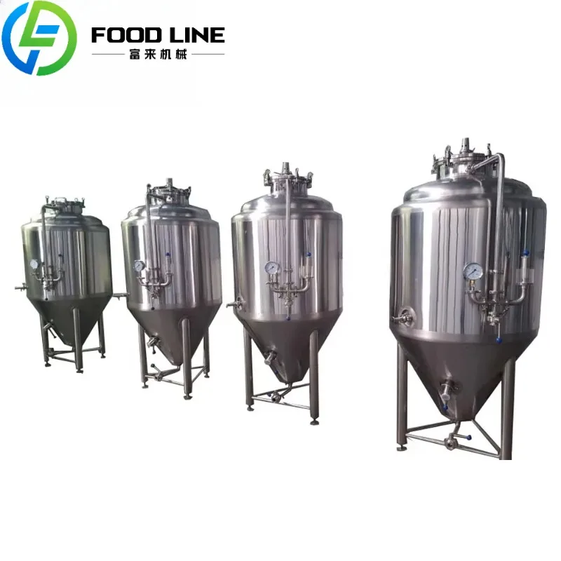 

Stainless Steel Conical 100L 200L Fermenter Isobaric Beer Fermentation tank for Microbrewery