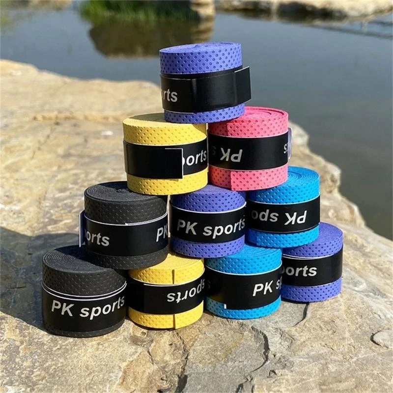 652F 5Pcs Sweat Absorption Tennis Rackets Grip Badmintons Squash Training Sweatband