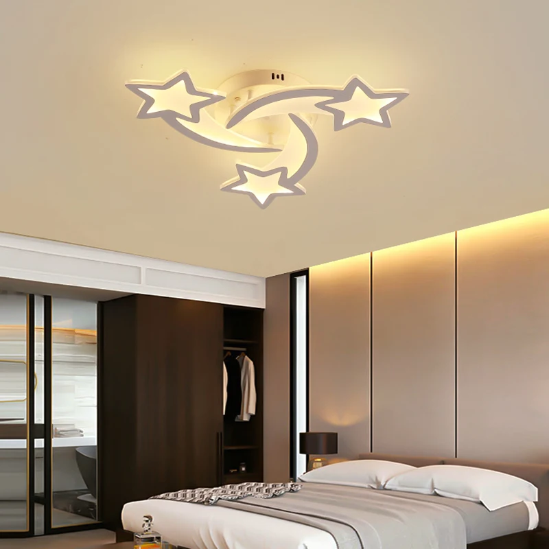 Modern LED bedroom study living room star ceiling lamp corridor balcony chandelier hotel restaurant lighting