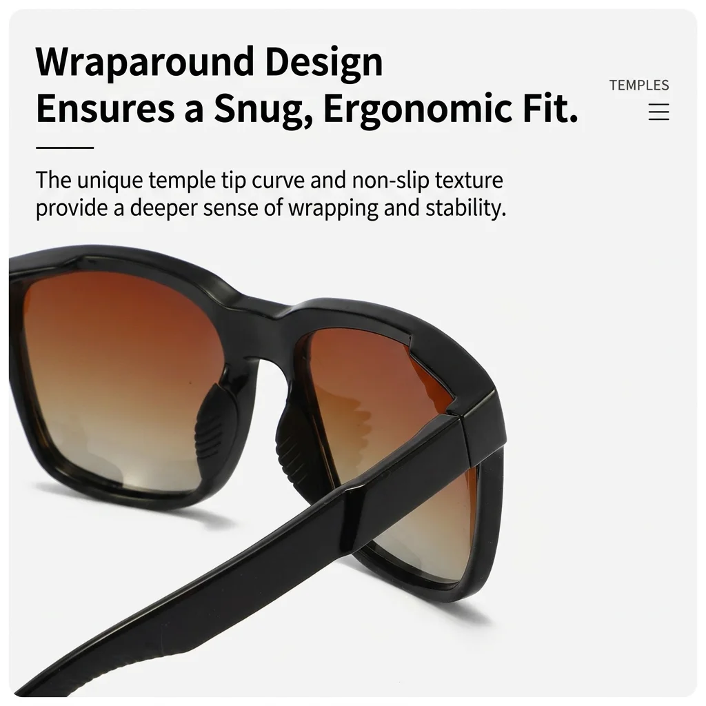 Square Sunglasses Pressure-Free Anti Glare Sunglasses Polarized Sunglasses Lightweight For Fashion Daily Wear Stage Performance