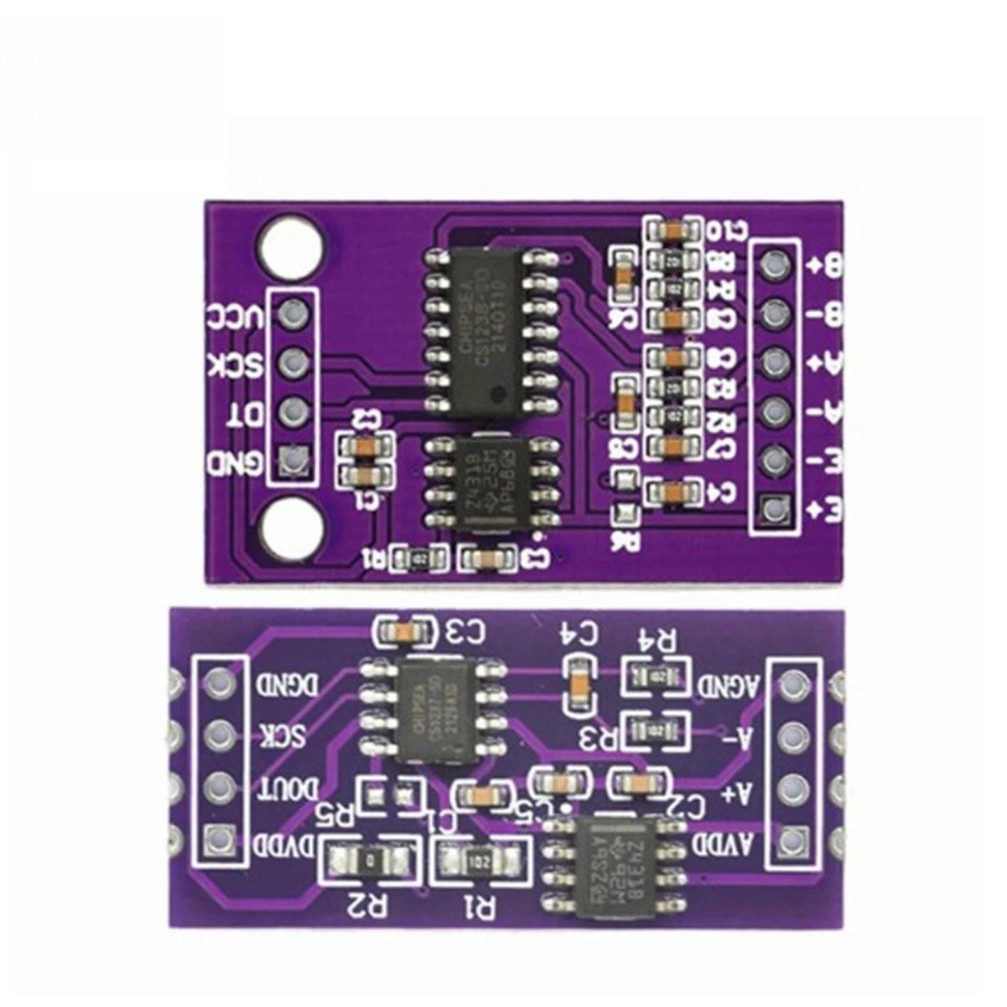 

CS1237 24-Bit ADC Module Onboard TL431 External Reference Single-Channel Conversion Board