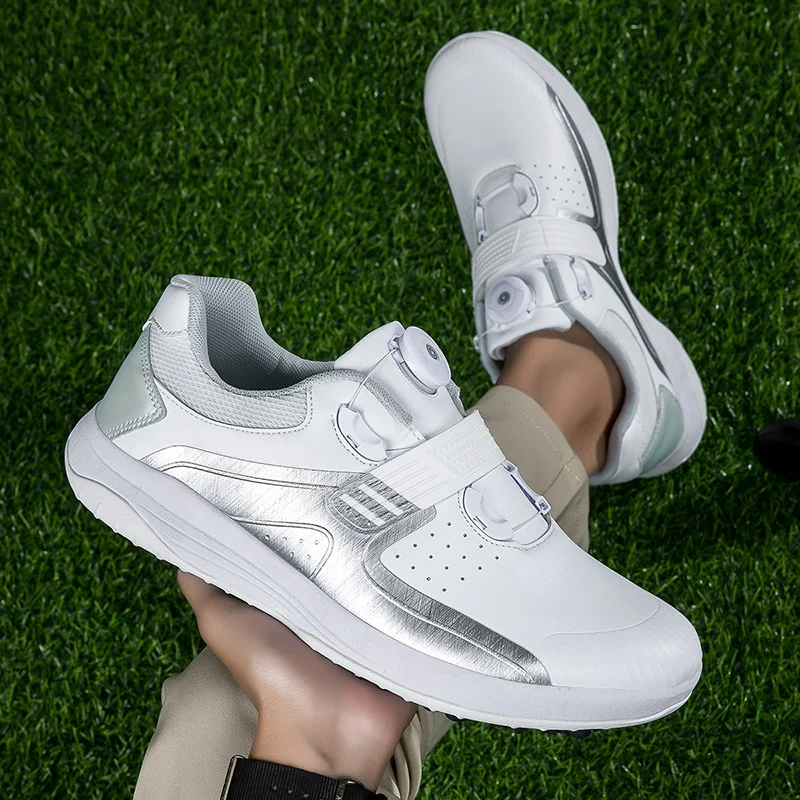 Men's and Women's Golf Shoes Are Anti-skid, Comfortable, and Fast Tied. Leisure Golf Sports Shoes, Grass Comfort, Fitness Golf