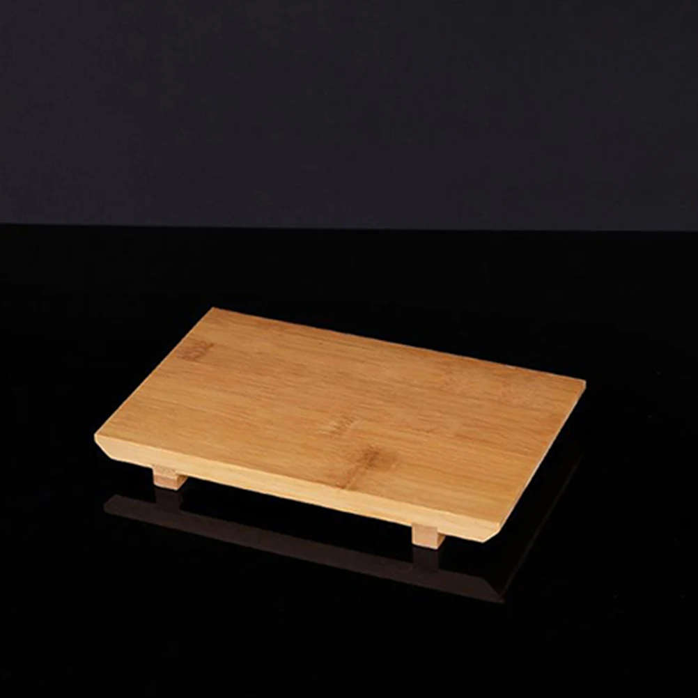 

Bamboo Sushi Plate Sashimi Tray Smooth Surface Display Dish Home Restaurant Hotel Gift