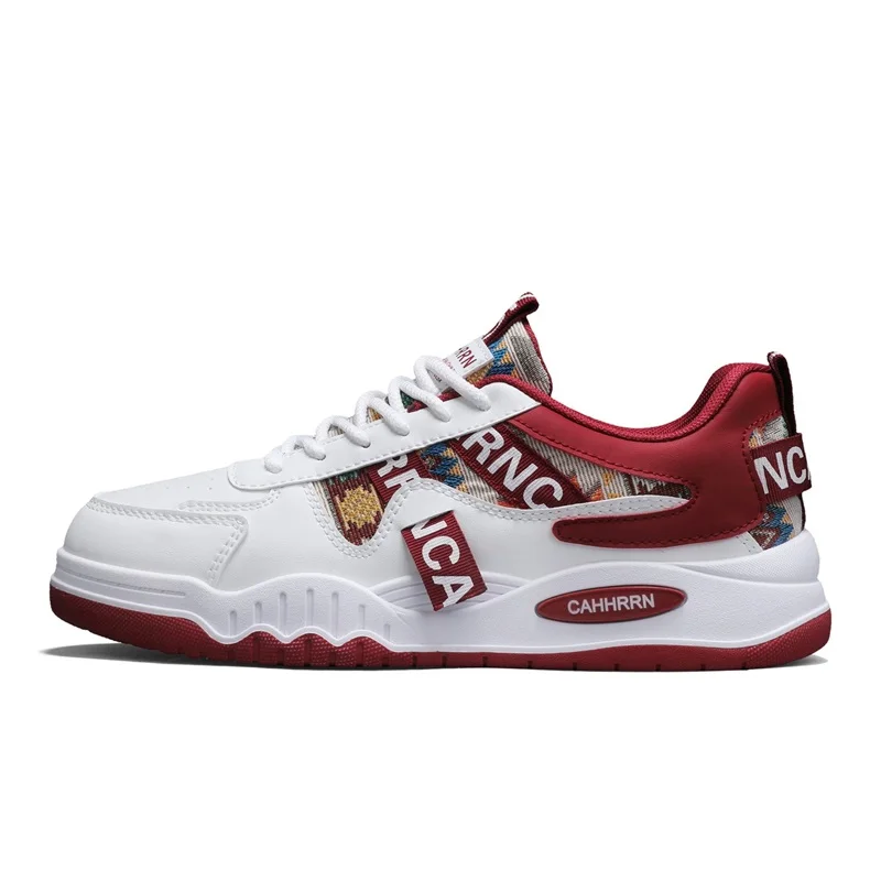 Mesh Lightweight Sneakers Elastic Band Platform Vulcanized Shoes Big Size Men’s Shoes Fashion Leather Casual Shoes For Men