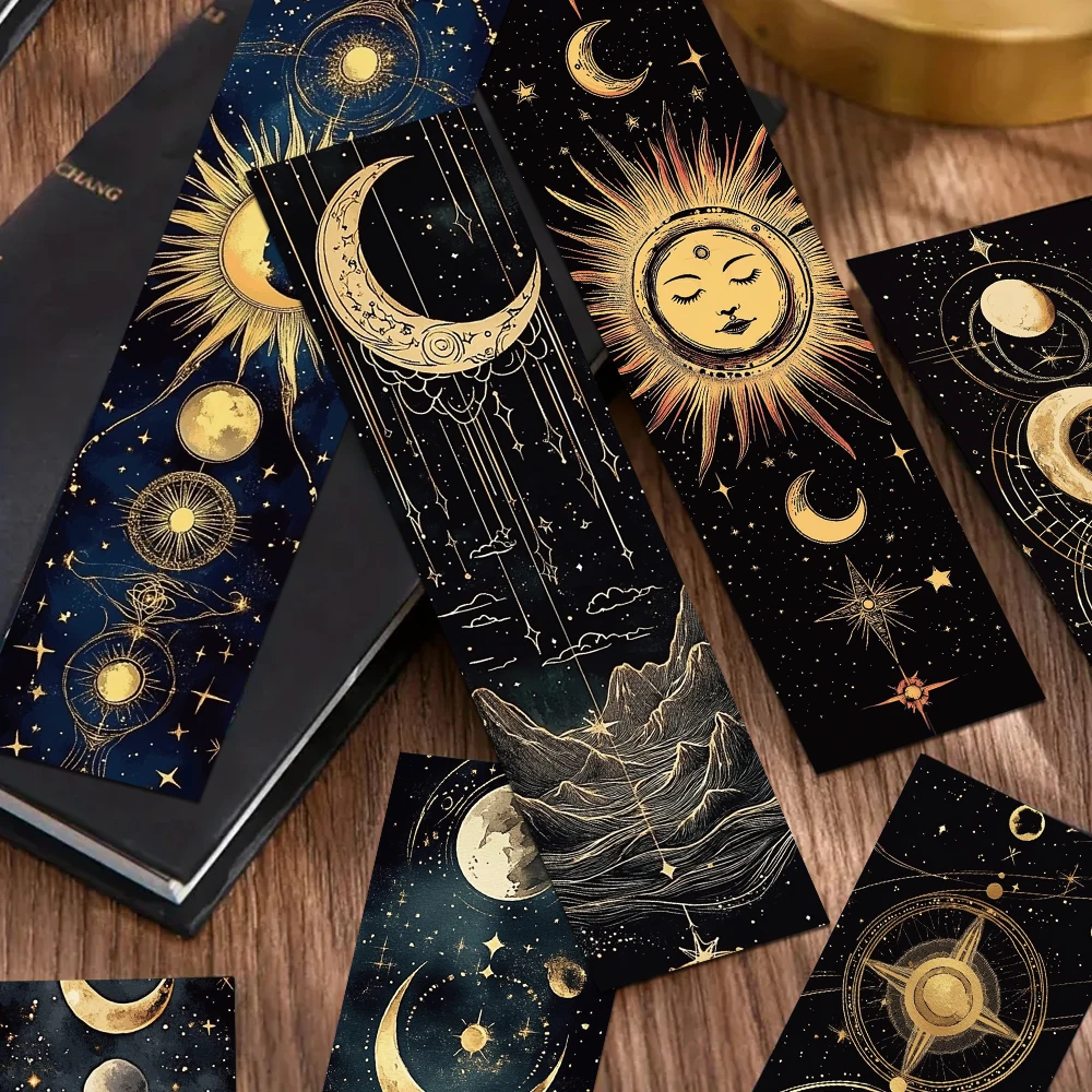 

30pcs Mysterious Planets Bookmarks Reading Pages Books Marking Students Stationary Supplies DIY Aesthetic Decorative Bookmark