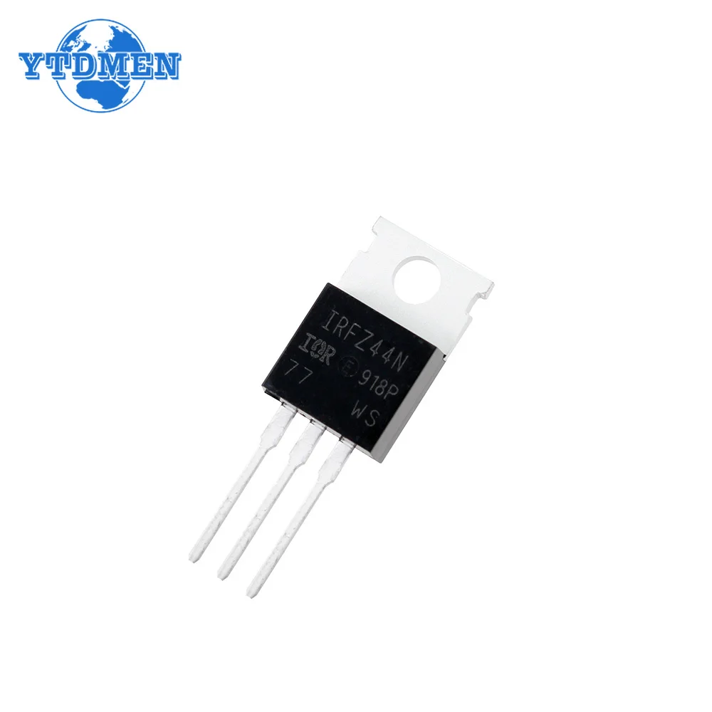 Transistor Mosfet IRFZ44N TO-220, transistores de alta potencia, IRFZ44NPBF, 49A, 55V, efecto de campo, 5/10 piezas
