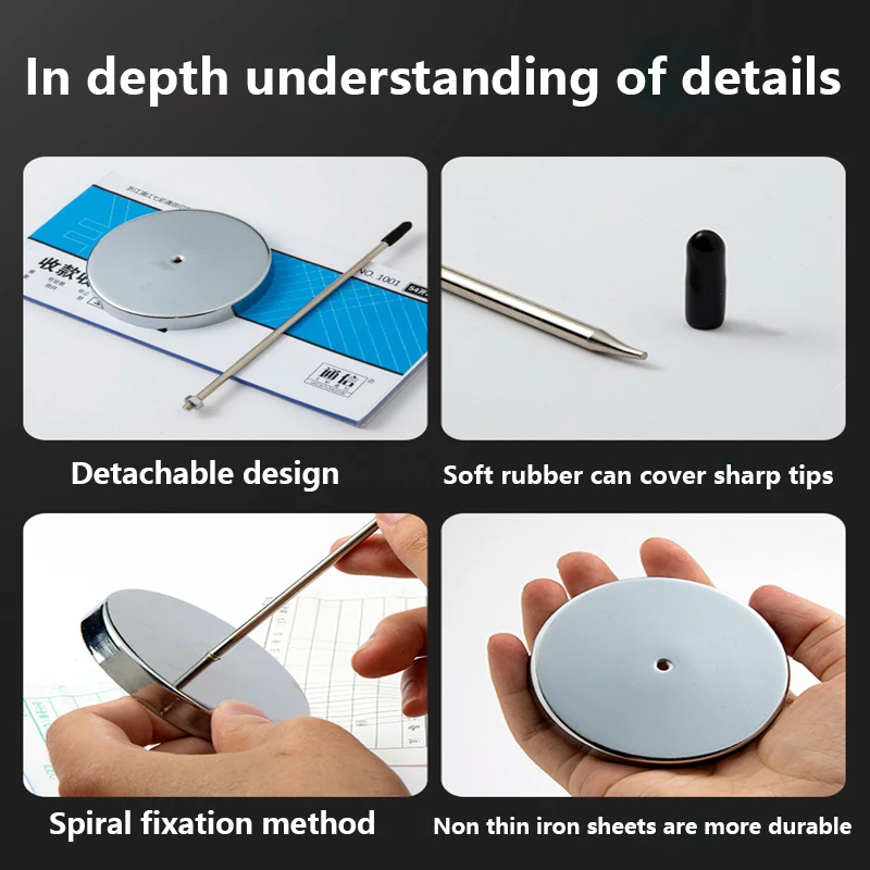 Bill Fork Desk Receipt Memo Holder Ticket Paper Summons Fork Spike Stick for Restaurant Kitchen Check Spindle Ticket Stabber