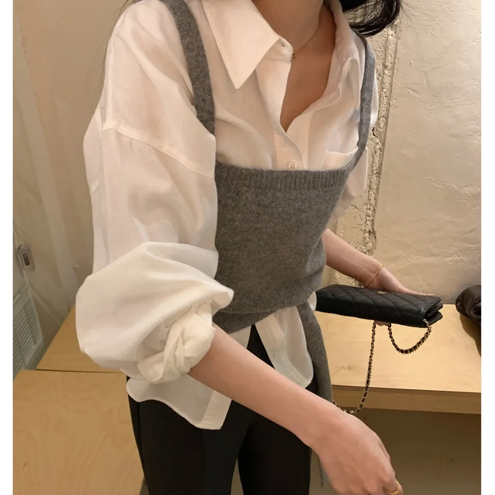 سترة نسائية أنيقة غير رسمية مع حزام شتاء وصول جديد متعدد الاستخدامات تصميم بسيط كسول Sle حزام علوي للتنقل Sle #5