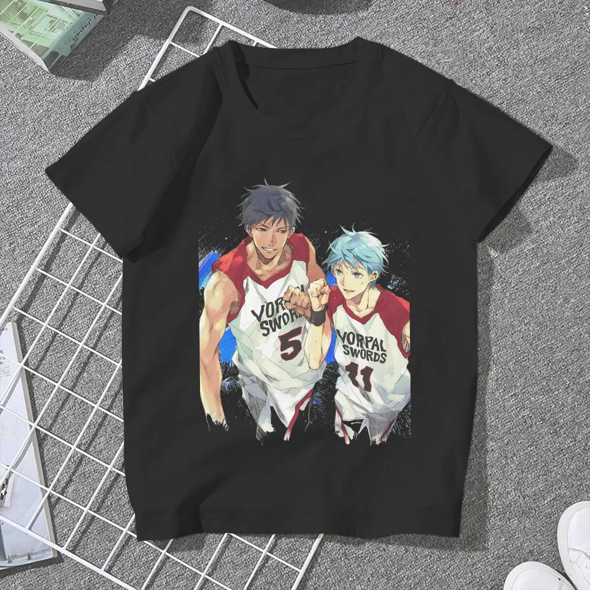 Good Players Female Shirts Kuroko No Basket Sports Anime Series Oversized Vintage Women Clothing Harajuku Casual Feminine Blusas