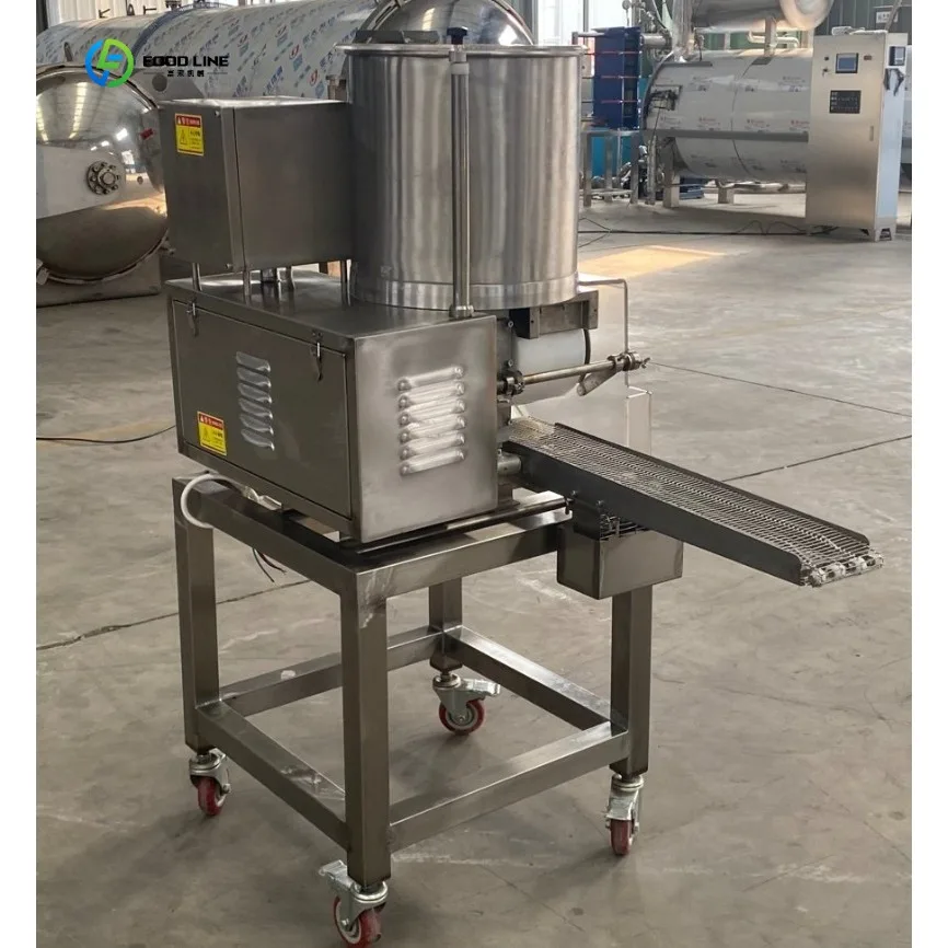 Meat Patty Making Machine Commercial Burger Patty Forming Machine For Beef Pork Chicken Vegetarian Patty Making FL Customized