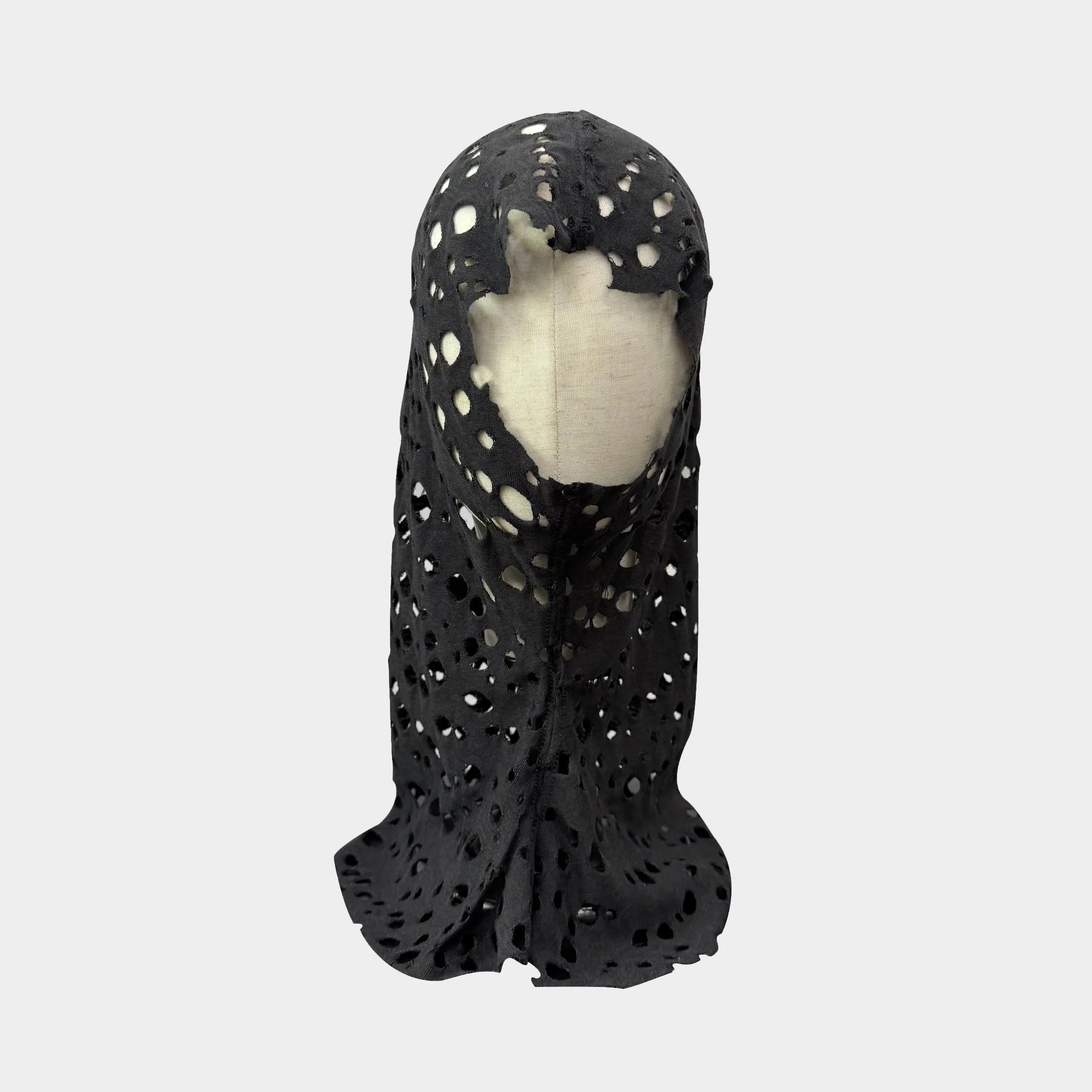 Women Brimless Cullover Masked Cap Gothic Autume Casual Women High Street Luxury Designer Black Hat