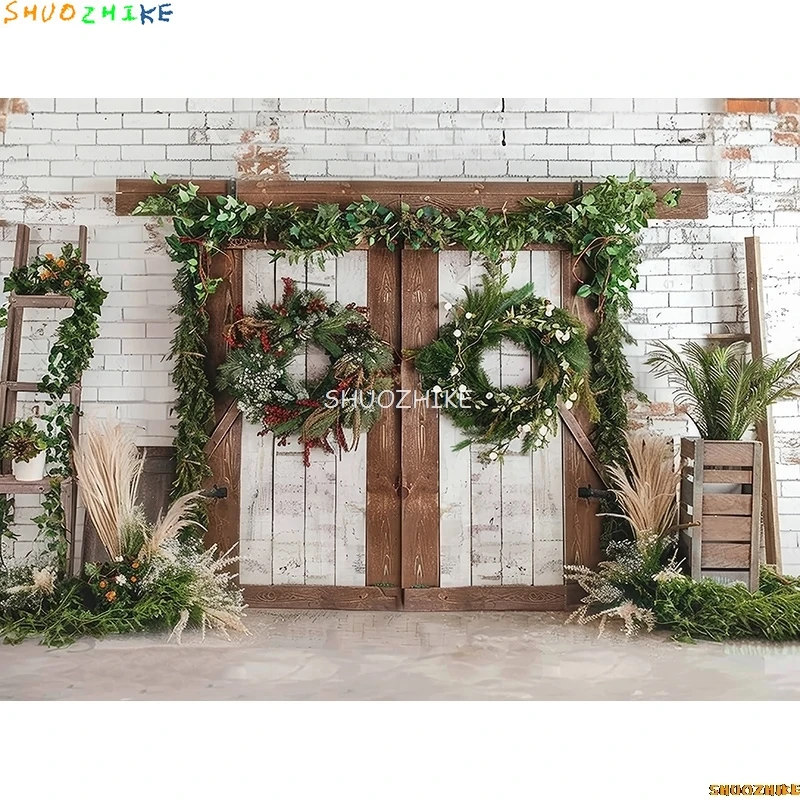 ديكور مهرجان للتصوير الفوتوغرافي لغرفة المعيشة ، خلفيات للعام الجديد والعطلات ، خلفية حفلة الموقد ، الشتاء ، عشية عيد الميلاد ، JS-12