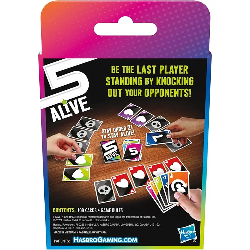 5 Alive Card Game Fast-Paced Game for Kids and Families Fun Family Game for Ages 8 and Up  for 2 To 6 Players Child Gif