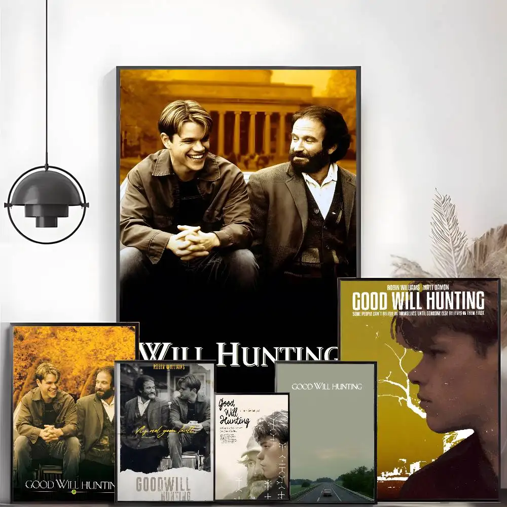 Movie Sticky Good Will Hunting Poster No drilling required leaves no marks Self-adhesive stickers can be applied to any surface