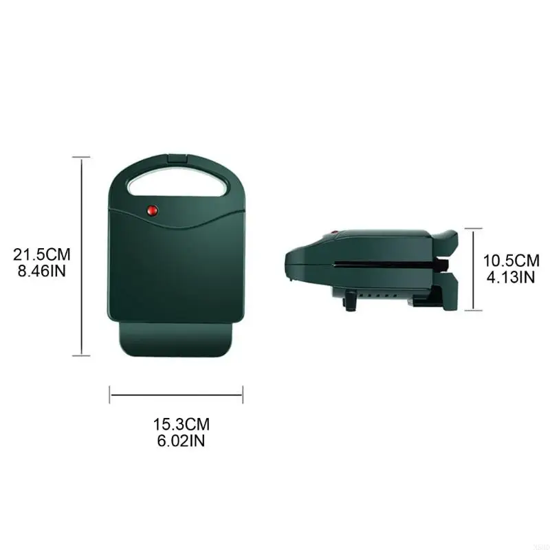 صانع شطيرة الاتحاد الأوروبي 650W آلة وافل ماكينة الإفطار باكر N58D