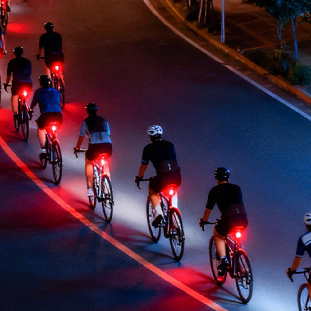 

ABUE-Bicycle Light Kit Waterproof TYPE-C Rechargeable Multimodal Magnetic Taillight For Night Cycling Accessories