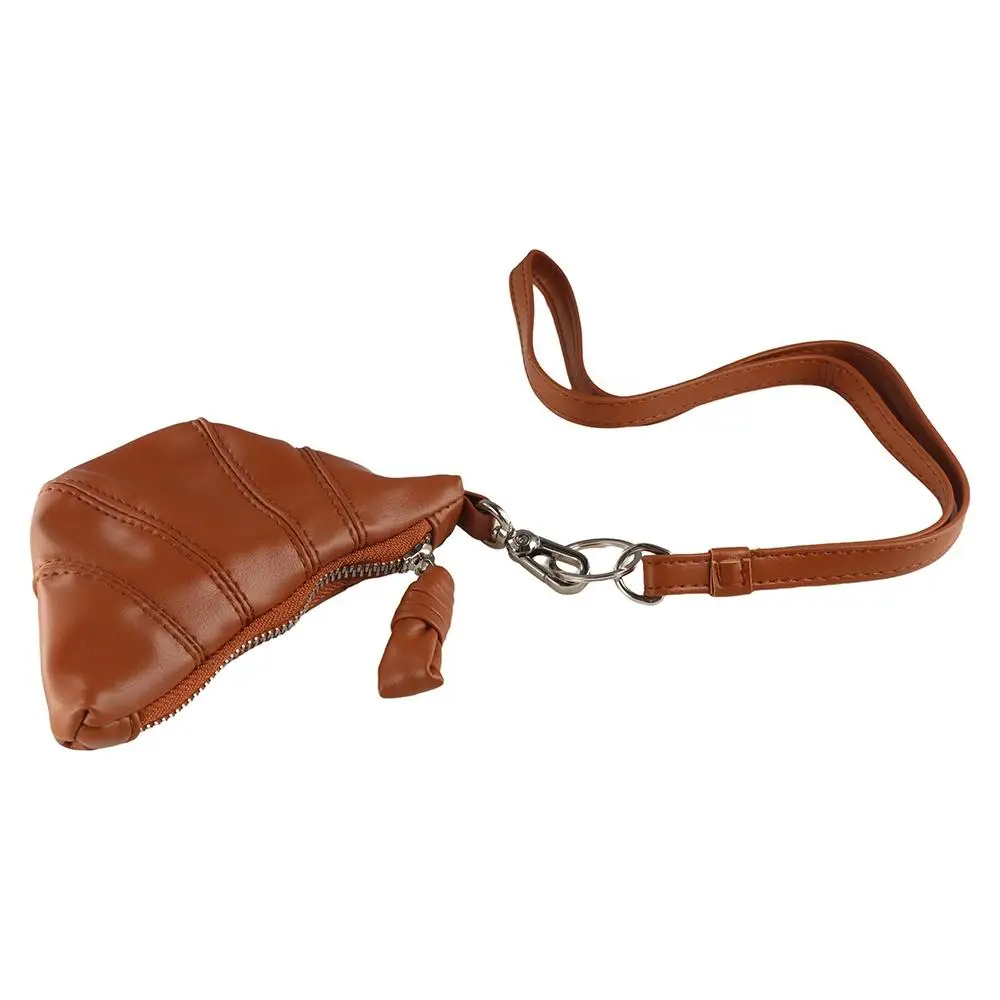 المحمولة بو الجلود بو الكرواسون حقيبة المحفظة الفضة شنقا الرقبة محفظة نسائية للعملات المعدنية الكورية نمط بلون الفتيات/الإناث