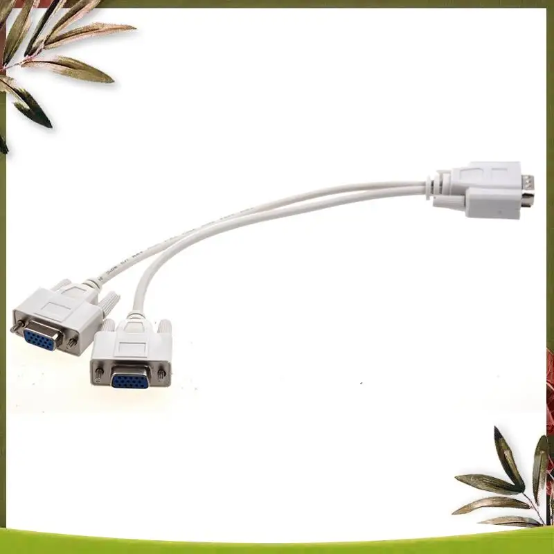 ABDW-3X كابل فاصل جديد لشاشات واحدة إلى 2 شاشات لفيديو VGA #3