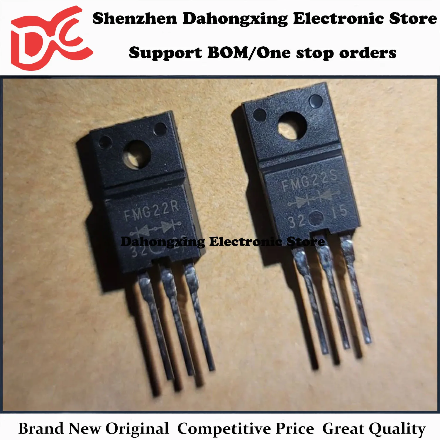 New Original 10Pairs FMG22R FMG-22R + FMG22S FMG-22S TO-220F Audio Amplifier Transistor Electronic Components Great Quality