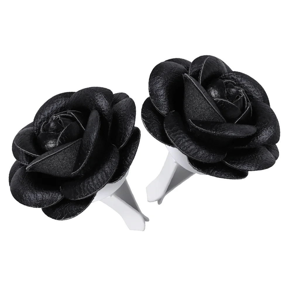 

2Pcs Car Scent Diffuser Vent Clips Elegant Air Outlet Freshener Essential Oil Car Fragrance Vent Clamp for Auto Interior
