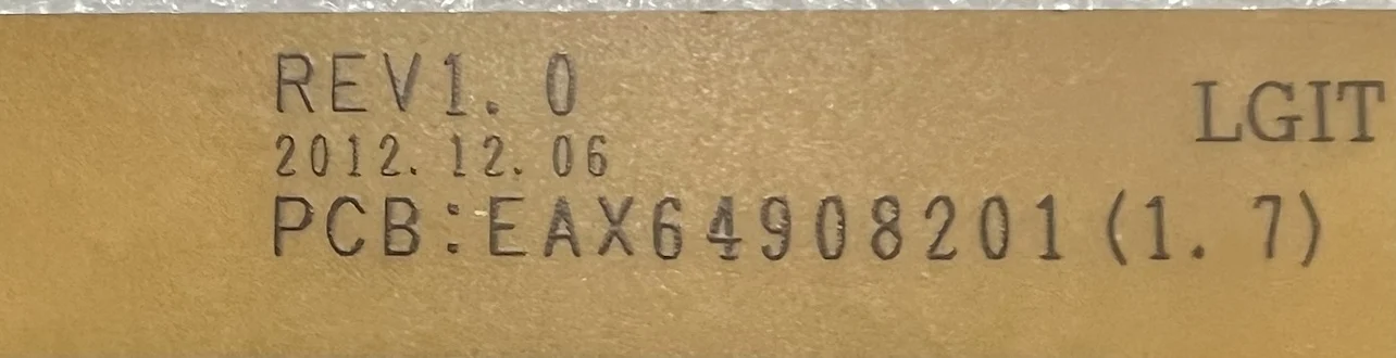 60LA6200-CA 60LA8800 LN6150 EAX64908201 P60-13P