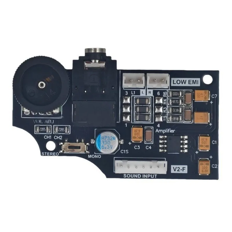 

Двухканальная плата для наушников SQPP для SEGA GG Game Gear, динамики для игровой консоли