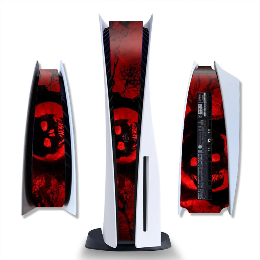 Middenhuid Sticker Voor Playstation 5 Ps5 Disc Versie & Digitale Versie Console Universele Decoratie Strip Center Stickers Huid