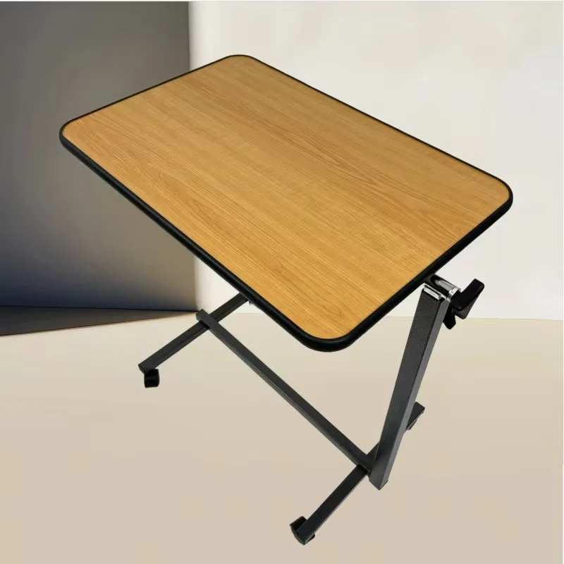 مكتب طاولة بجانب السرير قابل للتعديل مع عجلات للمكتب المنزلي #3