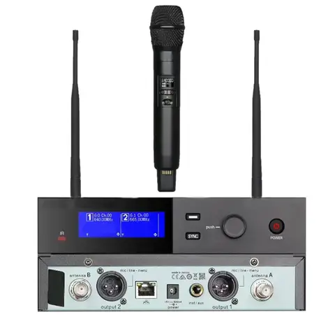 SKADIDIS  Wireless Microphone System 640MHz-690MHz KSM8/Beta58 Professional Stage Audio Equipment