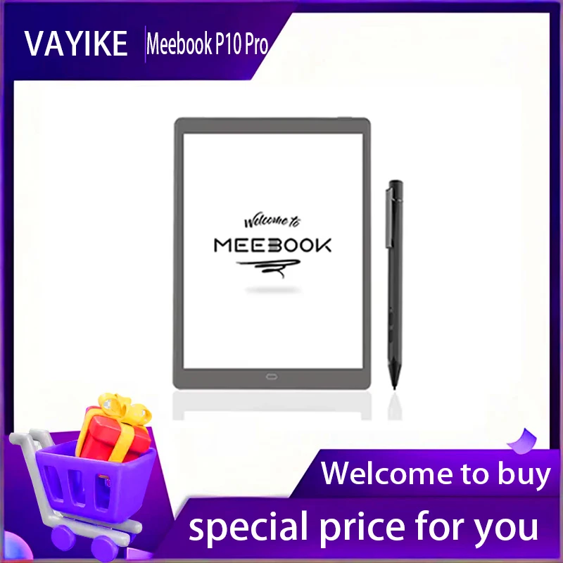 New Original Meebook P10 Pro Edition E-Ink 300PPI Screen Tablet E-book E-reader Android 11 e-lnk Smartphone Notepad