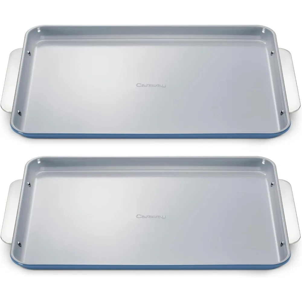 

Большой керамический лист с антипригарным покрытием Duo — естественное гладкое керамическое покрытие — нетоксичное, не содержит PTFE и PFOA — идеально подходит для B